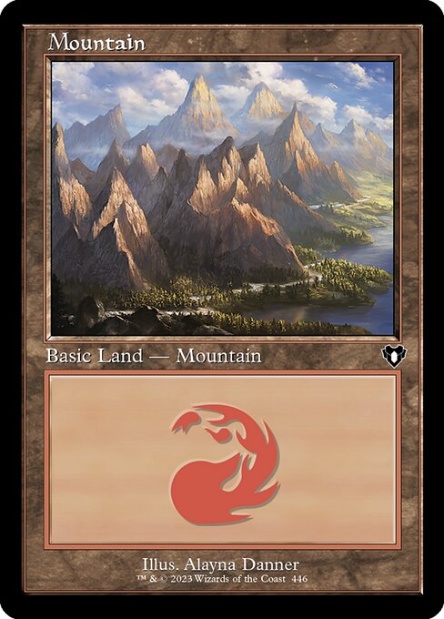 Mountain from Commander Masters