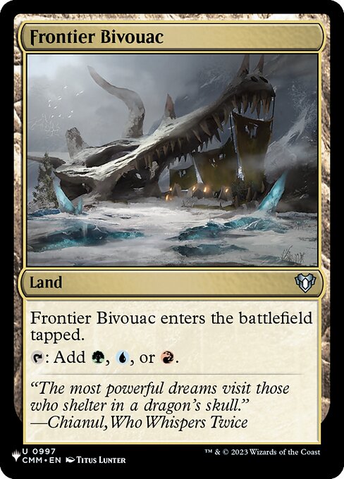 Frontier Bivouac highlighted card art