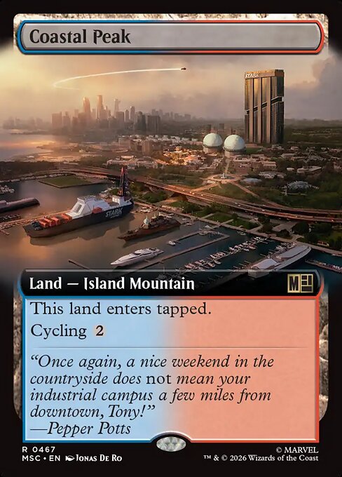 Coastal Peak from Marvel Super Heroes Commander