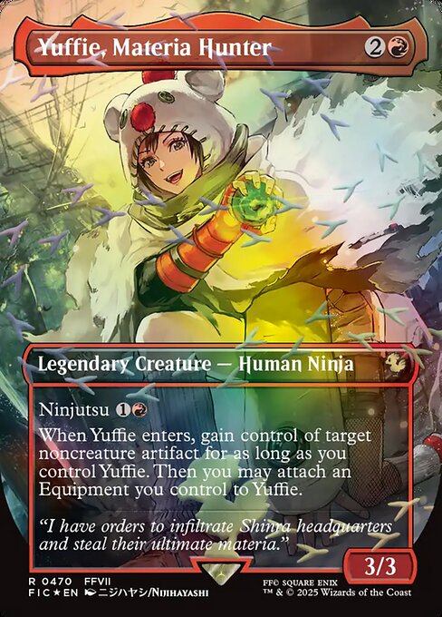 Yuffie, Materia Hunter highlighted card art