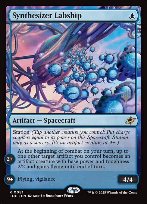 Synthesizer Labship from Edge of Eternities Promos