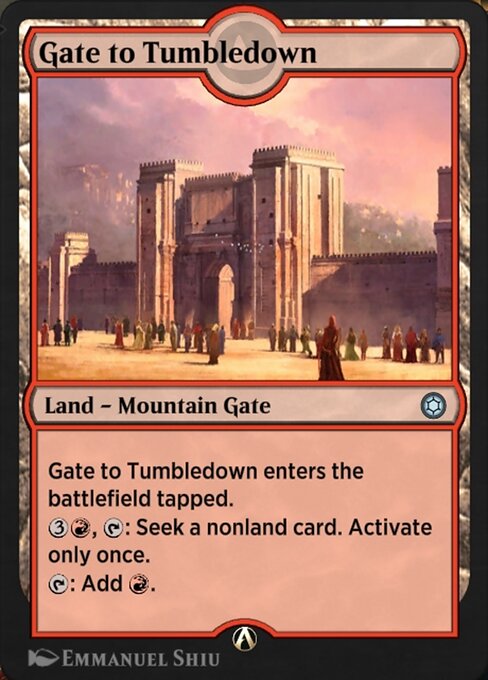 Gate to Tumbledown highlighted card art