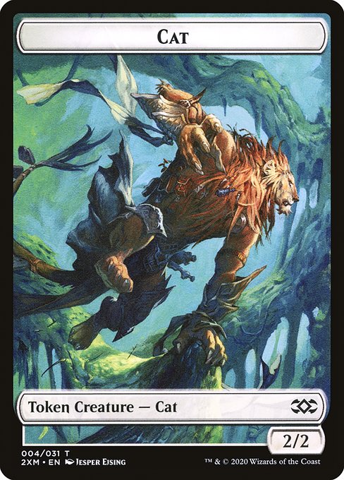 Cat from Double Masters Tokens
