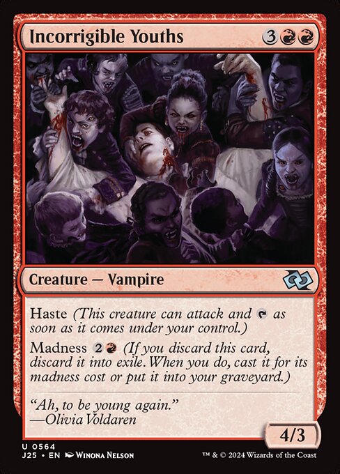 Incorrigible Youths highlighted card art