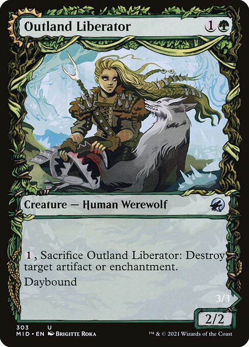 Outland Liberator // Frenzied Trapbreaker from Innistrad: Midnight Hunt