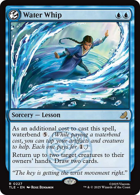 Water Whip highlighted card art