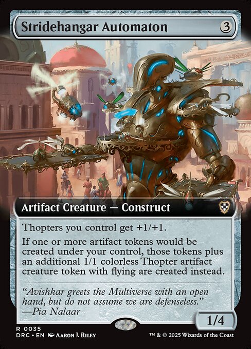 Stridehangar Automaton from Aetherdrift Commander