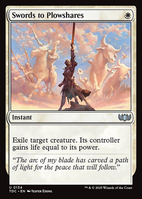 Swords to Plowshares from Tarkir: Dragonstorm Commander