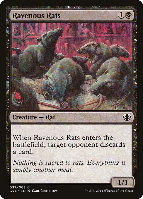 Ravenous Rats highlighted card art