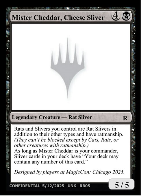 Mister Cheddar, Cheese Sliver highlighted card art