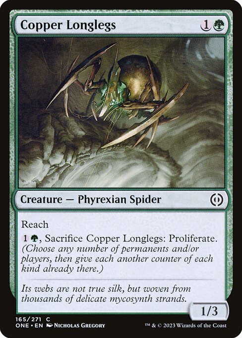 Copper Longlegs highlighted card art