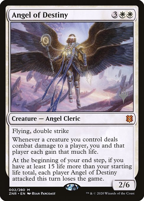 Angel of Destiny from Zendikar Rising Promos