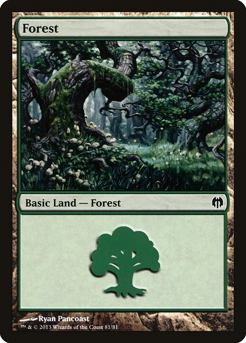 Forest from Duel Decks: Heroes vs. Monsters