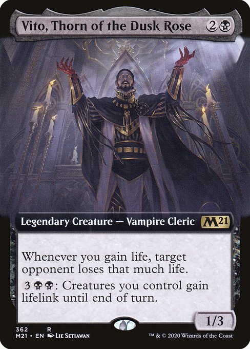 Vito, Thorn of the Dusk Rose from Core Set 2021