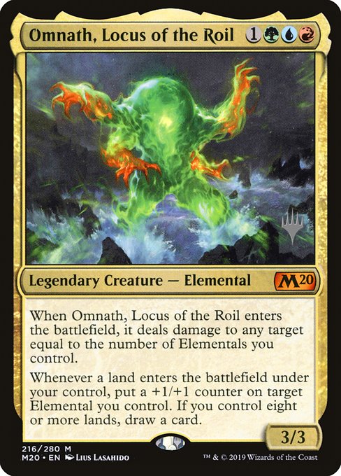 Omnath, Locus of the Roil from Core Set 2020 Promos