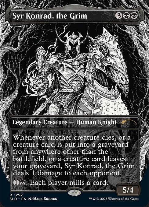 Syr Konrad, the Grim from Secret Lair Drop