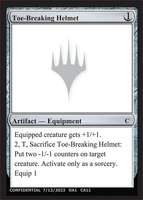 Toe-Breaking Helmet highlighted card art