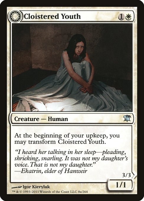 Cloistered Youth // Unholy Fiend from Innistrad