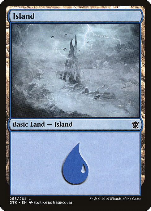 Island from Dragons of Tarkir