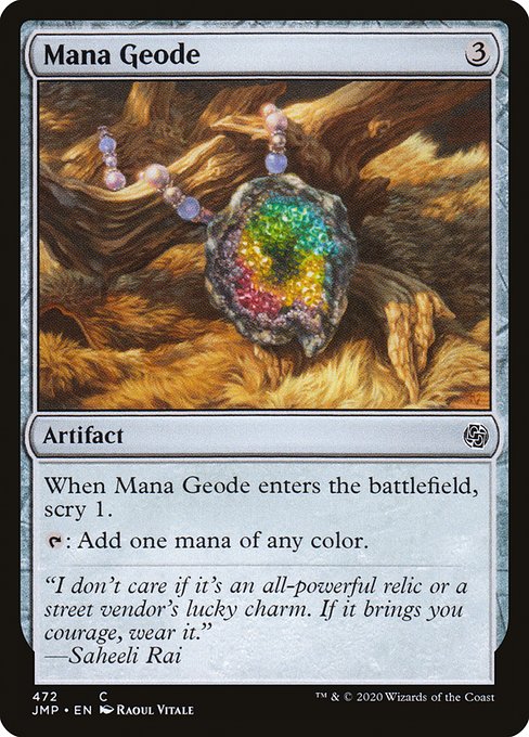 Mana Geode highlighted card art