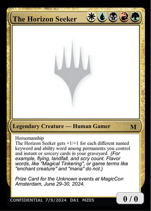 The Horizon Seeker highlighted card art