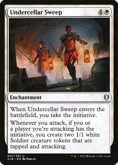 Undercellar Sweep highlighted card art