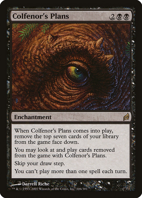 Colfenor's Plans highlighted card art