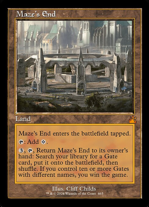 Maze's End from Ravnica Remastered