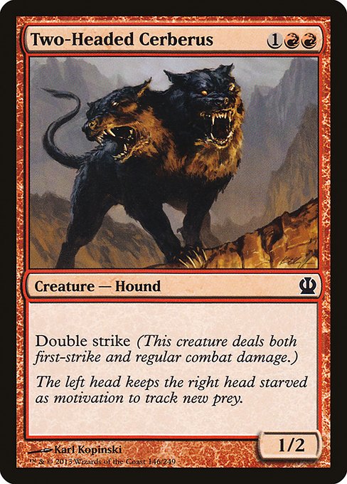 Two-Headed Cerberus highlighted card art