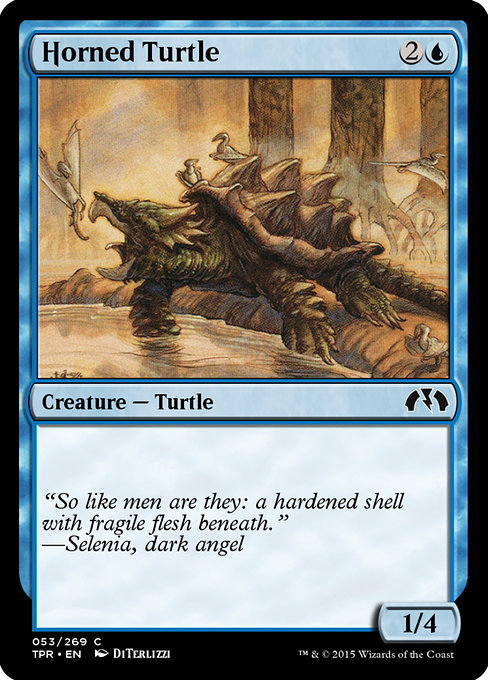 Horned Turtle highlighted card art