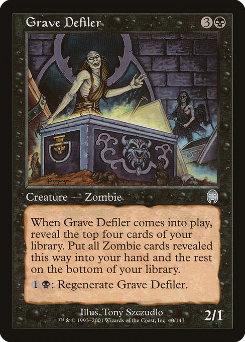 Grave Defiler highlighted card art
