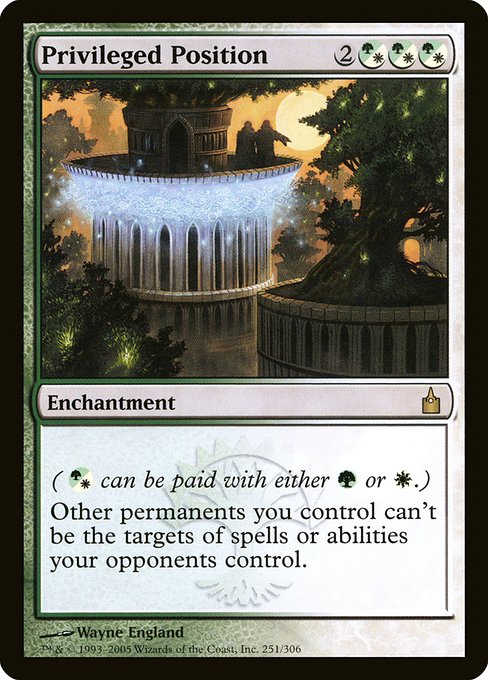 Privileged Position from Ravnica: City of Guilds