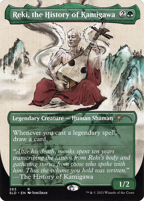 Reki, the History of Kamigawa highlighted card art