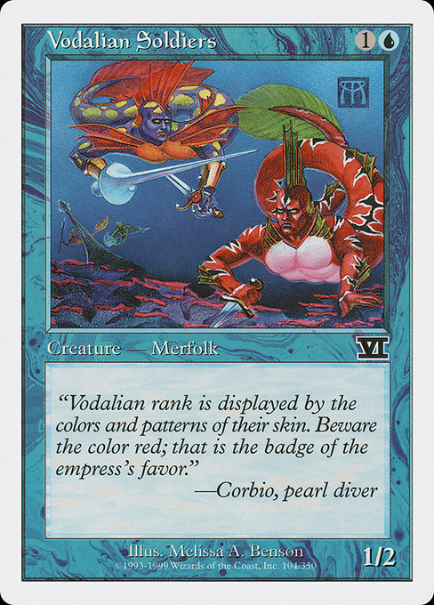 Vodalian Soldiers highlighted card art