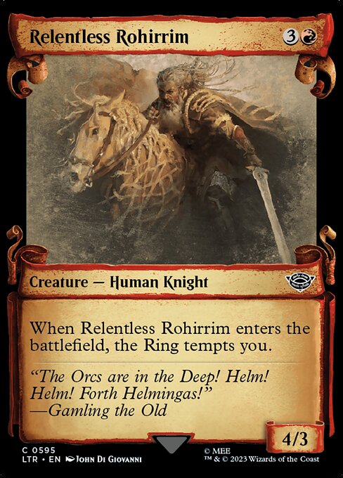 Relentless Rohirrim highlighted card art