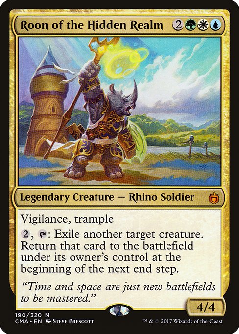 Roon of the Hidden Realm from Commander Anthology