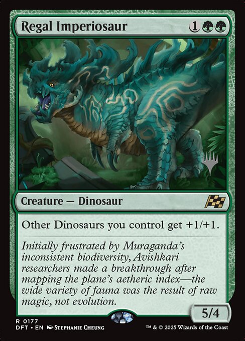 Regal Imperiosaur from Aetherdrift Promos