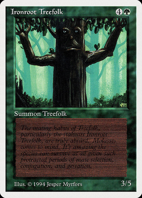 Ironroot Treefolk from Summer Magic / Edgar