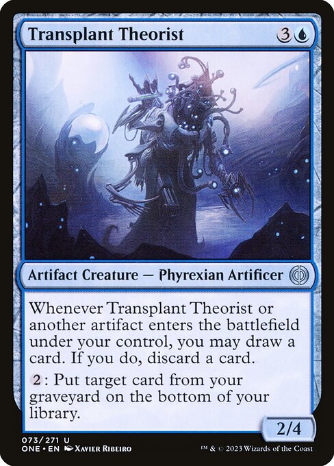 Transplant Theorist highlighted card art