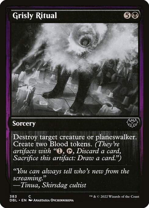 Grisly Ritual highlighted card art