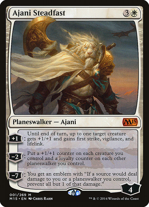 Ajani Steadfast from Magic 2015