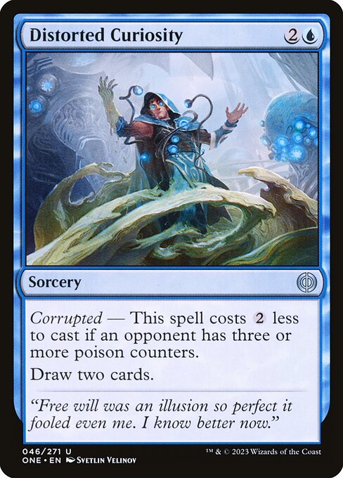 Distorted Curiosity highlighted card art