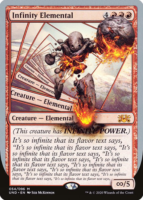 Infinity Elemental from Unsanctioned