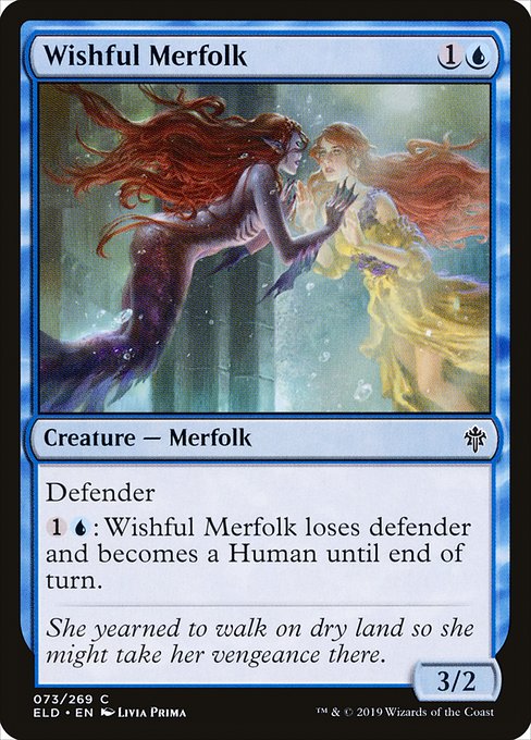 Wishful Merfolk from Throne of Eldraine