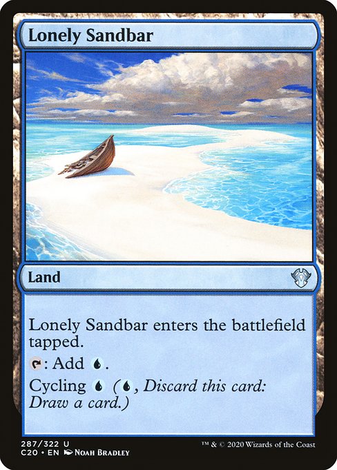Lonely Sandbar from Commander 2020