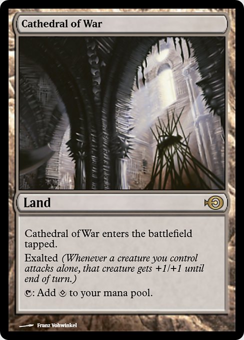 Cathedral of War from Magic Online Promos