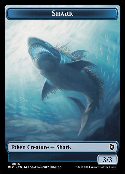 Shark highlighted card art
