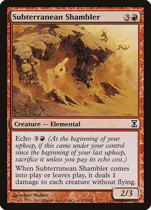 Subterranean Shambler highlighted card art