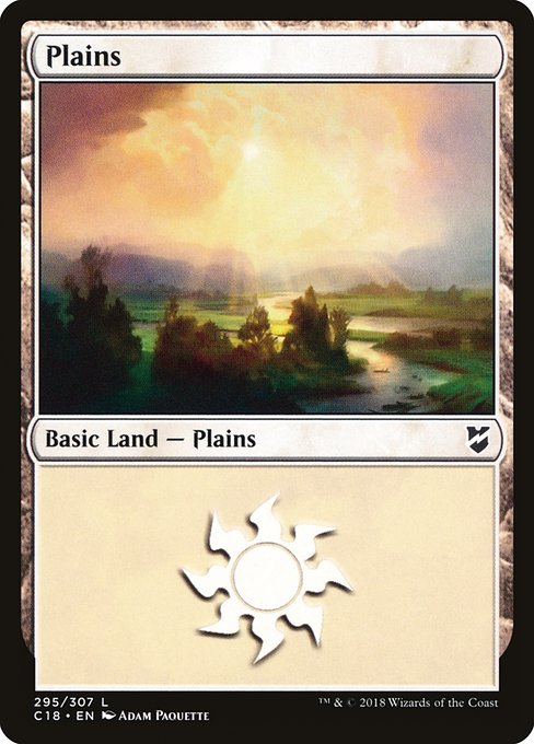Plains from Commander 2018