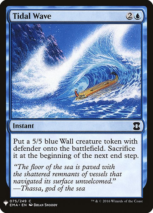 Tidal Wave highlighted card art
